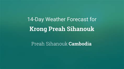 windguru cambodia sihanoukville|Sihanoukville, Preah Sihanouk, Cambodia Weather Forecast.